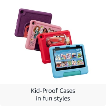 Amazon Fire HD 8 Kids Tablet - Ages 3-7, Blue