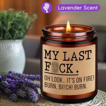 Fairy's Gift Candles, Cool Presents, Funny Relaxation Gifts for Women Men Coworker Friend Boss - Coo...