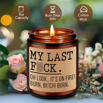 Fairy's Gift Candles, Cool Presents, Funny Relaxation Gifts for Women Men Coworker Friend Boss - Cool Birthday Fun Presents for Her Mom - Valentines, Office, Relaxing Gifts for Women Nerd Cousin