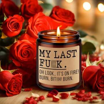 Fairy's Gift Candles, Cool Presents, Funny Relaxation Gifts for Women Men Coworker Friend Boss - Cool Birthday Fun Presents for Her Mom - Valentines, Office, Relaxing Gifts for Women Nerd Cousin