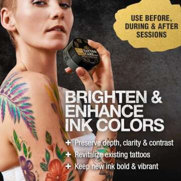 Ebanel All Natural Tattoo Aftercare Balm, 3 Oz