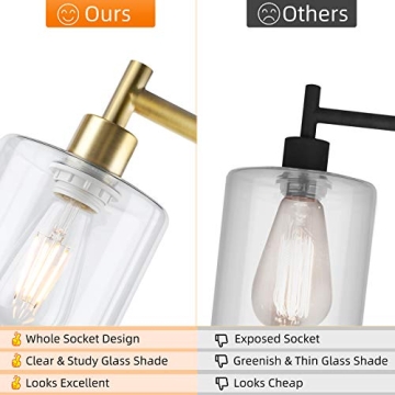 Stunning Industrial Floor Lamp with Glass Shade and Edison Bulb