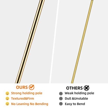 Stunning Industrial Floor Lamp with Glass Shade and Edison Bulb