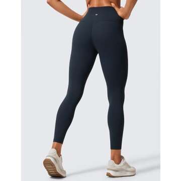 CRZ YOGA Women's Butterlift High Waisted Workout Leggings 25" - Pilates Gym Athletic Yoga Pants Butt...