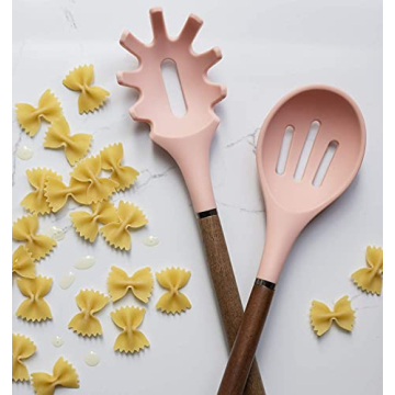 Country Kitchen Silicone Utensil Set - 8 Piece in Pink