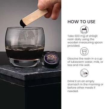 Yzmoffer Shilajit Pure Himalayan Organic Shilajit Resin, Gold Grade Pure Shilajit for Men and Women, Pure Natural Shilajit with 85+ Trace Minerals & Fulvic Acid for Energy, Immune Support, 50 Grams