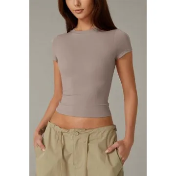 QINSEN Women's Slim Fit Comfort T-Shirt - Soft & Versatile