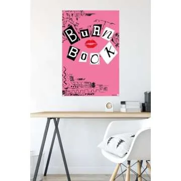 Trends International Mean Girls - Burn Book Wall Poster, 34L x 22.4W, Unframed Version