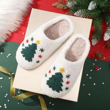 Menore Christmas Reindeer Slippers for Festive Comfort