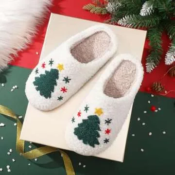 Menore Christmas Reindeer Slippers for Festive Comfort