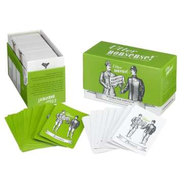 PlayMonster Utter Nonsense Family Edition - The Game of Funny Voices and Accents! Blue