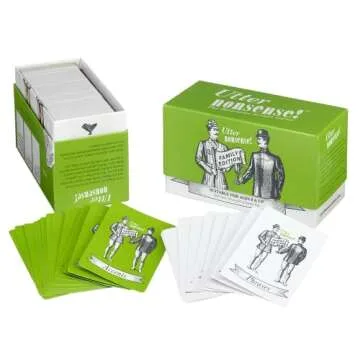 PlayMonster Utter Nonsense Family Edition - The Game of Funny Voices and Accents! Blue