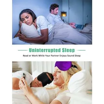 BeeVines Sleep Mask, 2 Pack 100% Real Natural Silk Eye Masks with Adjustable Strap for Sleeping, Mulberry Silk Eye Shade Cover, Blocks Light Reduces Puffy Eyes Traveling Gifts (Black & Rich Purple)