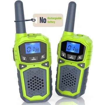 Walkie Talkies for Kids,Long Range 2 Way Radio 22CH VOX,Birthday Gift,Family Walkie Talkie for Camping Hiking Indoor Outdoor，Toys Gifts for 6-12 Years Old Boys Girls（No Batteries）