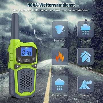 Walkie Talkies for Kids,Long Range 2 Way Radio 22CH VOX,Birthday Gift,Family Walkie Talkie for Camping Hiking Indoor Outdoor，Toys Gifts for 6-12 Years Old Boys Girls（No Batteries）