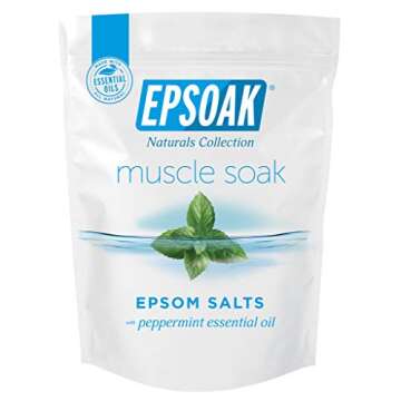 Epsoak Scented Epsom Salt Bundle - Sleep Formula 2 lbs. & Muscle Soak 2 lbs.