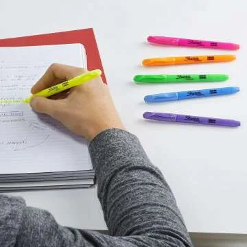 Sharpie Pocket Highlighters, 24 Assorted Colors