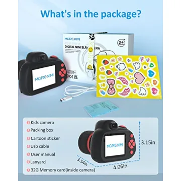 MOREXIMI Kids Digital Camera for Ages 3-8 years