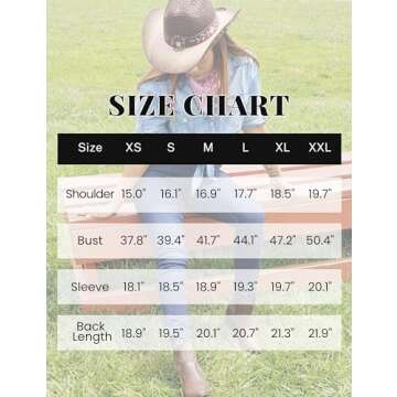 Omoone Women's 3/4 Sleeve Denim Crop Top Tie Knot Shirt Cardigan (0774-Light Blue-L)