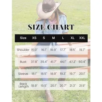 Omoone Women's 3/4 Sleeve Denim Crop Top Tie Knot Shirt Cardigan (0774-Light Blue-L)