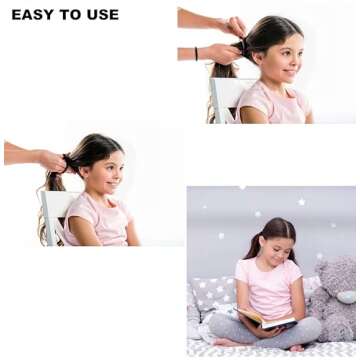 JIANYI 1200 Pack Mini Rubber Bands, Soft Elastic Bands Small Tiny Hair Ties for Toddlers, Kids, Audits, Ponytails, Braids, Wedding Hairstyle - Black