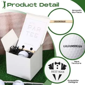 Golf Groomsman Proposal Gift Box Set - 6 Sets