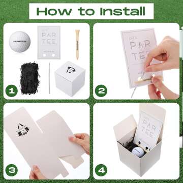 Golf Groomsman Proposal Gift Box Set - 6 Sets