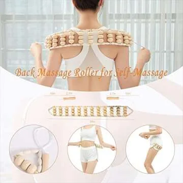 OYAMEQICH Wood Therapy Massage Tools Kit for Body Sculpting