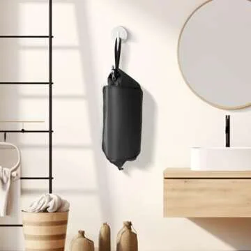 Hot Hair Tools Travel Bag with Heat-resistant Mat, Hair Tools Organizer for Straighteners, Curling Iron, Hair Dryers, Hair Accessories, Waterproof 2 in 1 Hair Styling Curling Iron Travel Case (Black)