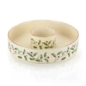 Lenox Holiday Chip & Dip Set for Entertaining