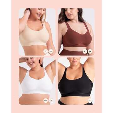 SHAPERMINT Wireless Bra - Comfort & Support for Women