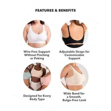 SHAPERMINT Wireless Bra - Comfort & Support for Women