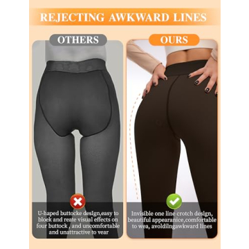 Warm and Stylish Vosda Women’s Fleece-Lined Tights