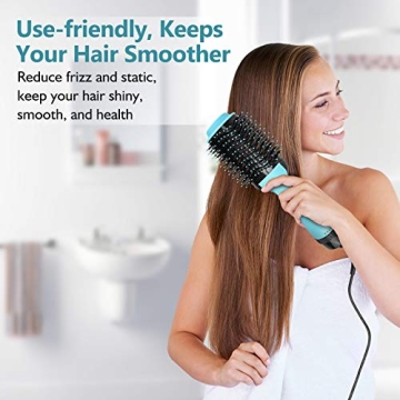 HIPPIH Multifunctional Hair Dryer Brush for Effortless Styling