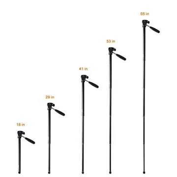 InnerTeck Tripod - 70 Inches Professional Camera Tripod Monopod with Carry Bag for SLR DSLR Canon Nikon Sony DV Video - Travel Portable Tripod