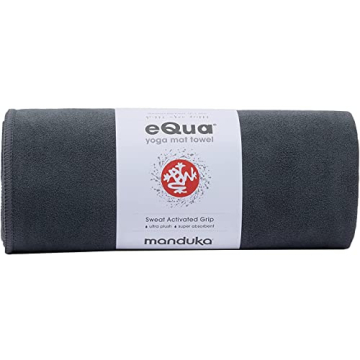Manduka eQua Yoga Mat Towel - Absorbent Non-Slip Yoga Towel
