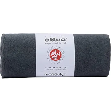 Manduka eQua Yoga Mat Towel - Absorbent Non-Slip Yoga Towel