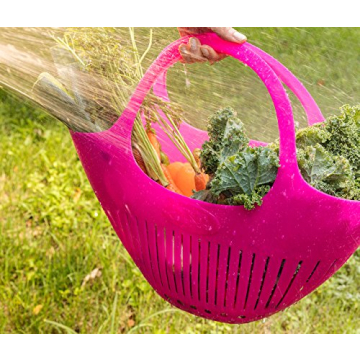 Hutzler Garden Colander for Easy Vegetable Gathering