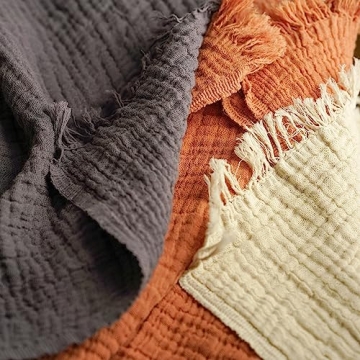 Peshtemania Premium Muslin Throw Blanket for All Seasons