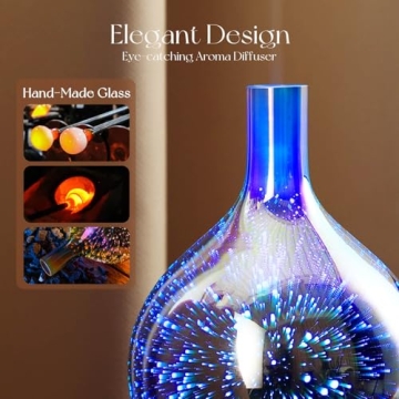 Porseme 100ml Essential Oil Diffuser with 3D LED Light