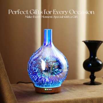 Porseme 100ml Essential Oil Diffuser with 3D LED Light