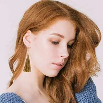 AROIC 93 Pairs Colorful Earrings with Tassel Earrings Layered Ball Dangle Hoop Stud Jacket Earrings for Women Jewelry Fashion and Valentine Birthday Party Gift.