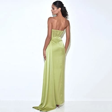 Satin Sexy Off Shoulder Maxi Dress for Prom and Parties