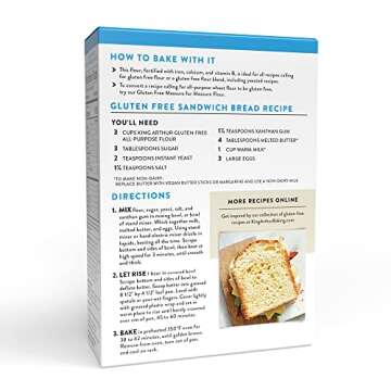 King Arthur, All-Purpose Flour, Gluten-Free Flour, Non-GMO Project Verified, Certified Kosher, 24 Ounces