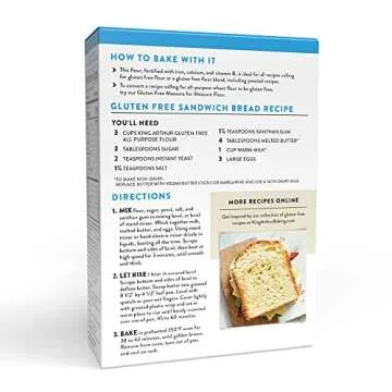 King Arthur, All-Purpose Flour, Gluten-Free Flour, Non-GMO Project Verified, Certified Kosher, 24 Ounces