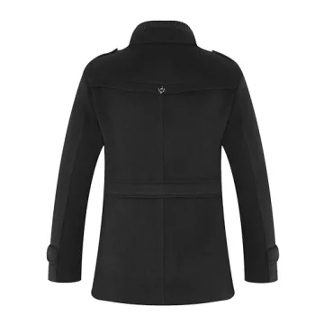 APTRO Men's Wool Pea Coat - Stylish Winter Jacket