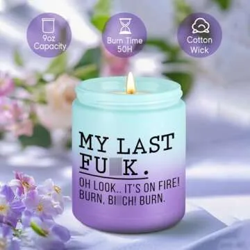 Fairy's Gift Candles, Cool Presents, Funny Relaxation Gifts for Women Men Coworker Friend Boss - Cool Birthday Fun Presents for Her Mom - Valentines Day, Office, Relaxing Gifts for Women Nerd Cousin