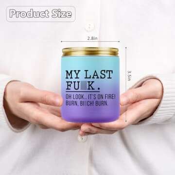 Fairy's Gift Candles, Cool Presents, Funny Relaxation Gifts for Women Men Coworker Friend Boss - Cool Birthday Fun Presents for Her Mom - Valentines Day, Office, Relaxing Gifts for Women Nerd Cousin