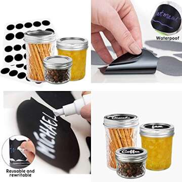 VERONES Versatile Mason Jars Set for Every Occasion