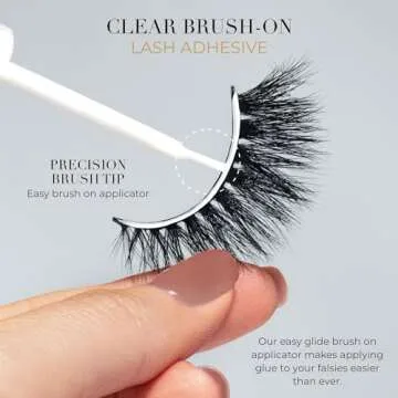 Lilly Lashes Clear Eyelash Glue for Secure and Easy Application
